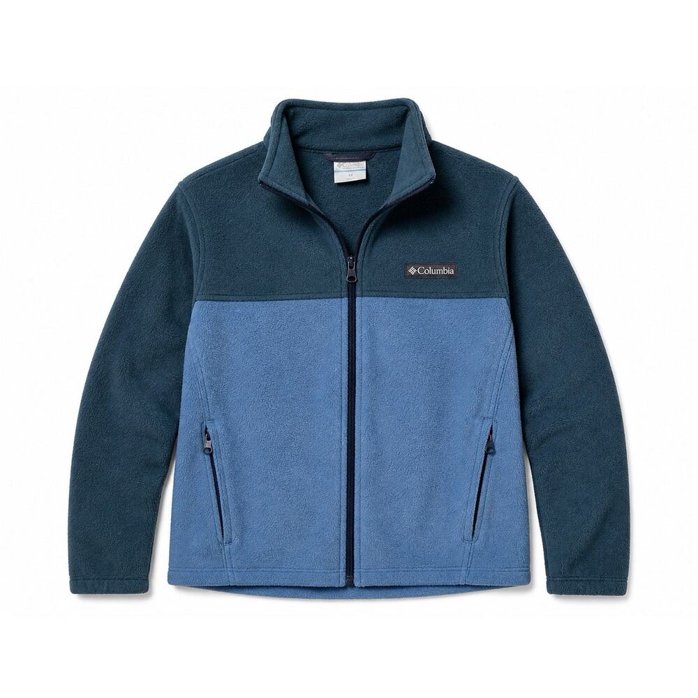 Columbia Omni-Shade Men's Blue Navy Jacket Full Zip Logo Zipper Size M